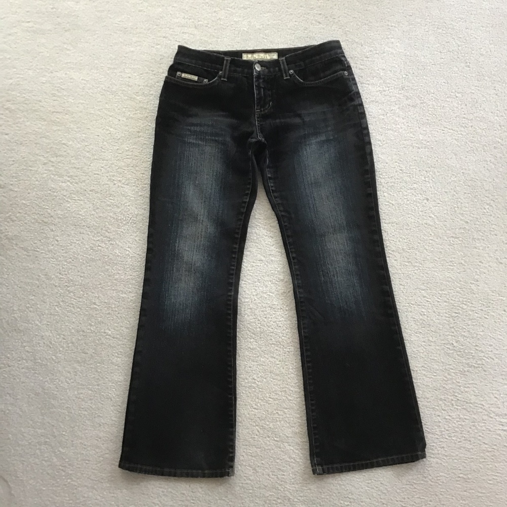 BELLA DAHL VINTAGE CHIC 28 BLACK JEANS BOOT CUT